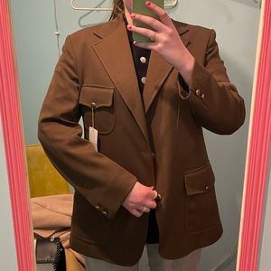 70s Vintage Robert Hall Brown Blazer